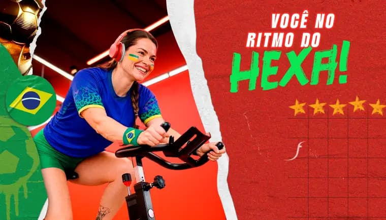 Academia Selfit - Banner promocional da Selfit com musculação, ginástica e planos acessíveis