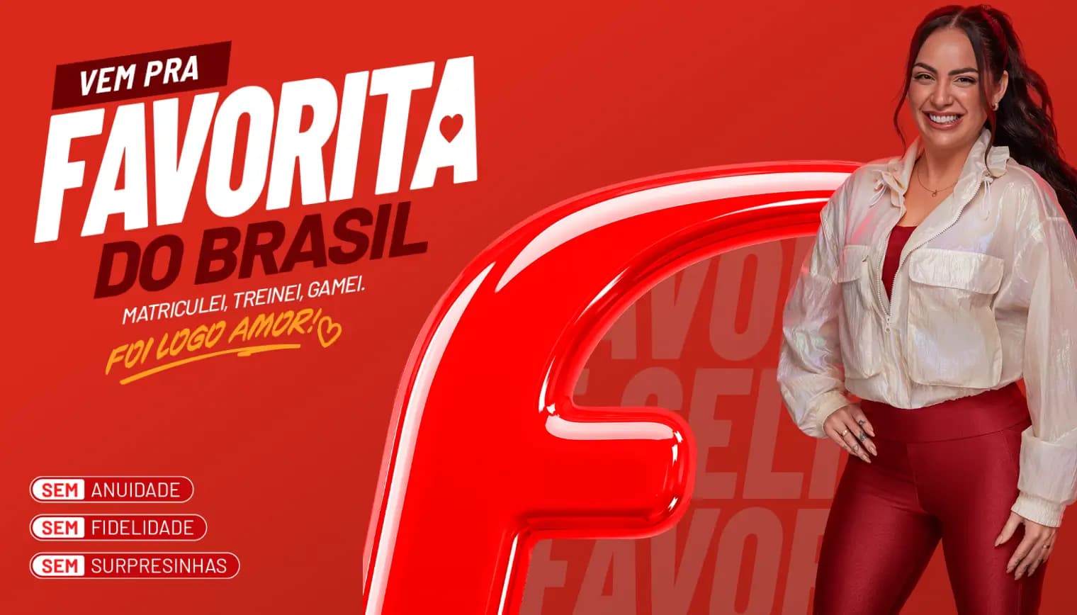Academia Selfit - Banner promocional da Selfit com musculação, ginástica e planos acessíveis. Sem anuidade, sem fidelidade e sem surpresas. Matricule-se já na Selfit em TERESINA.